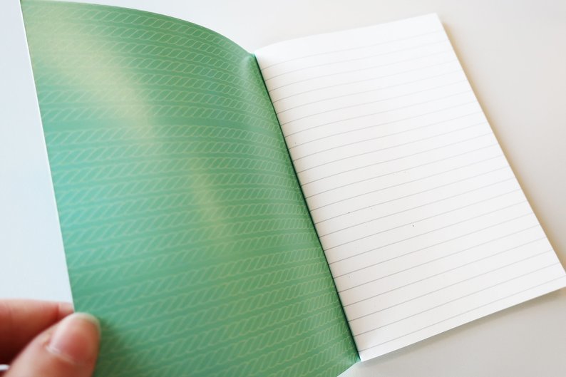 A6 Knot lined Notebook