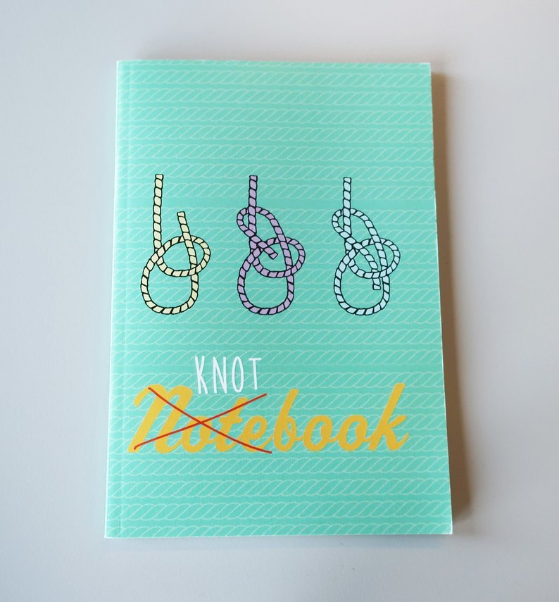 A6 Knot lined Notebook