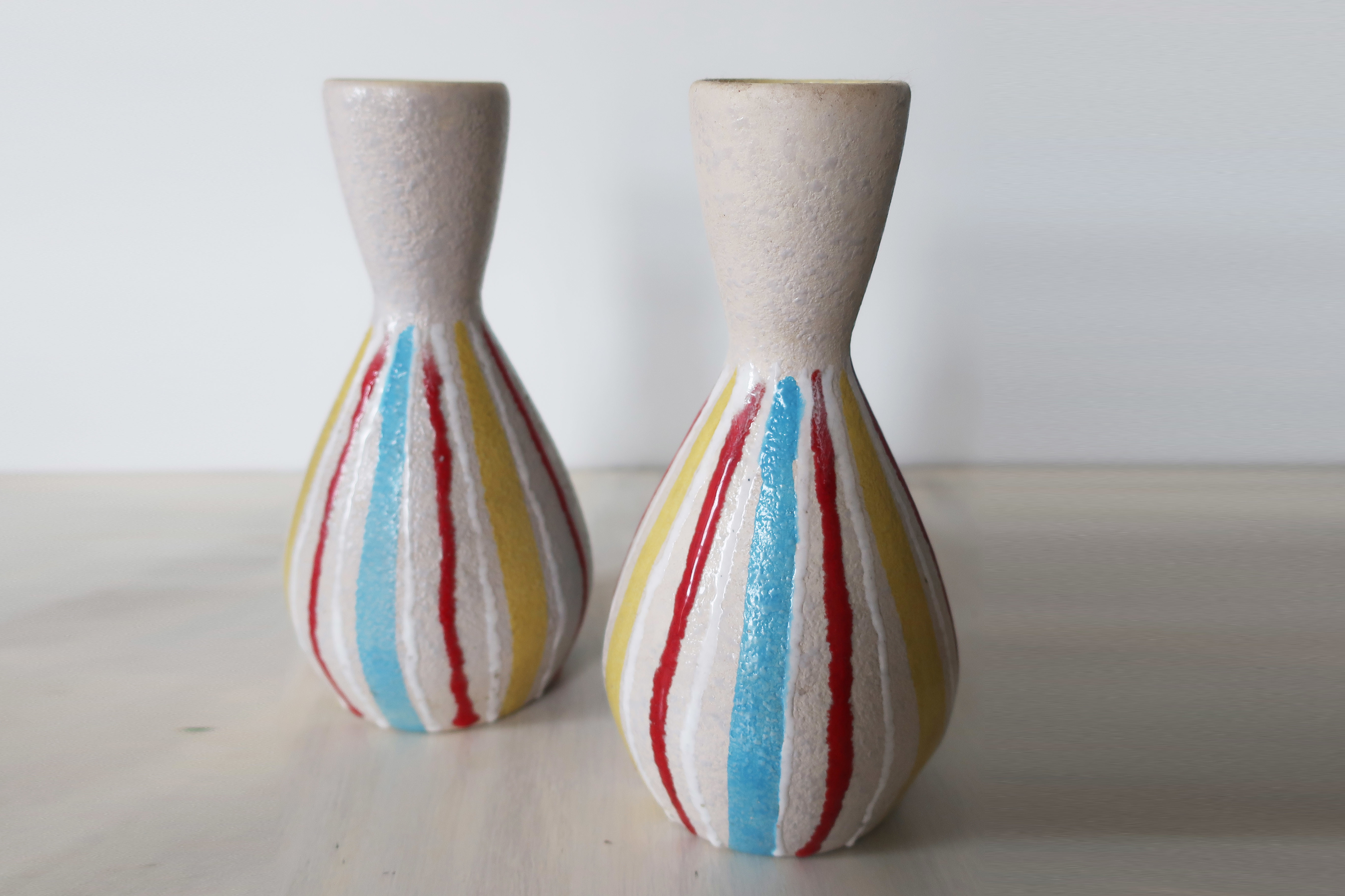 Vintage Italian Pair Vases
