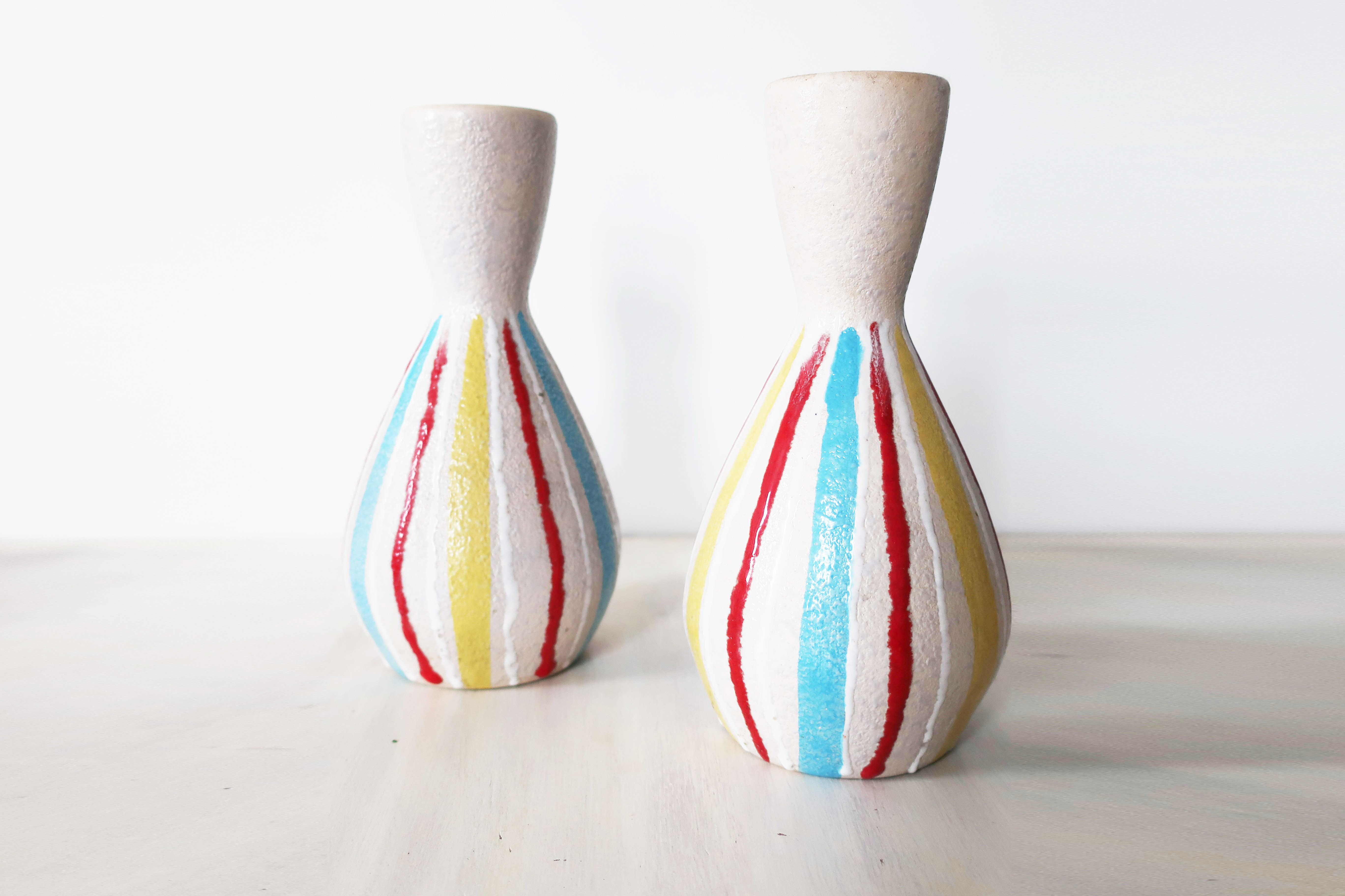 Vintage Italian Pair Vases 00010