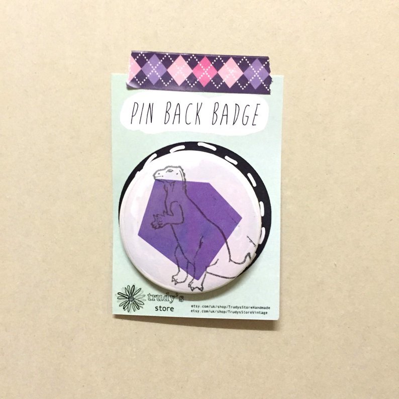 Purple Trachodon badge