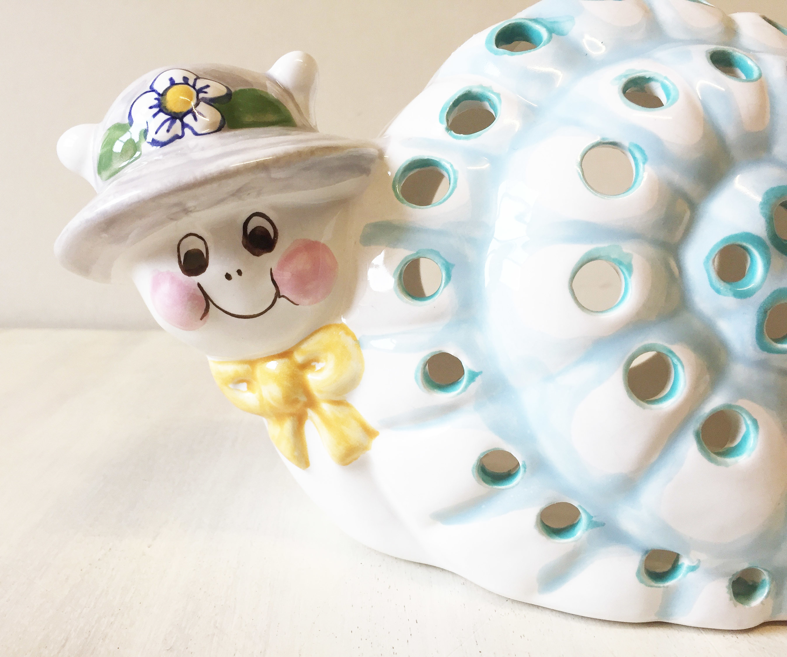 Vintage Snail lamp base
