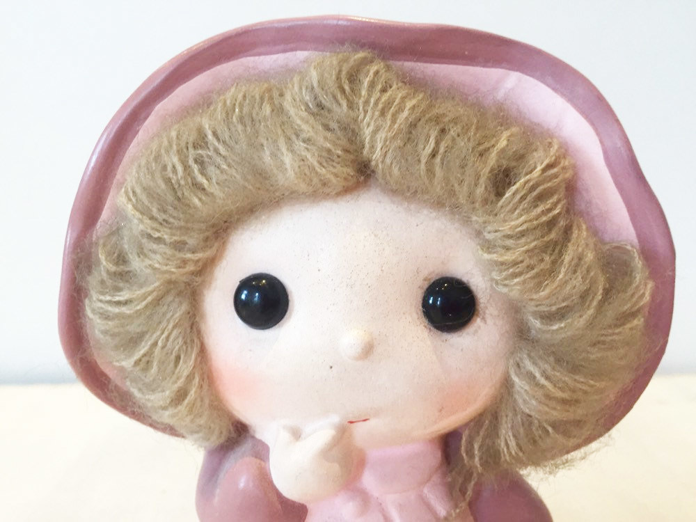 Vintage small girl money box