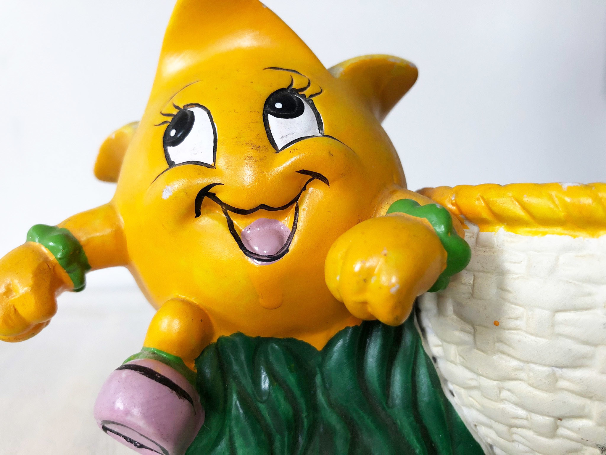 Vintage novelty sweetcorn planter