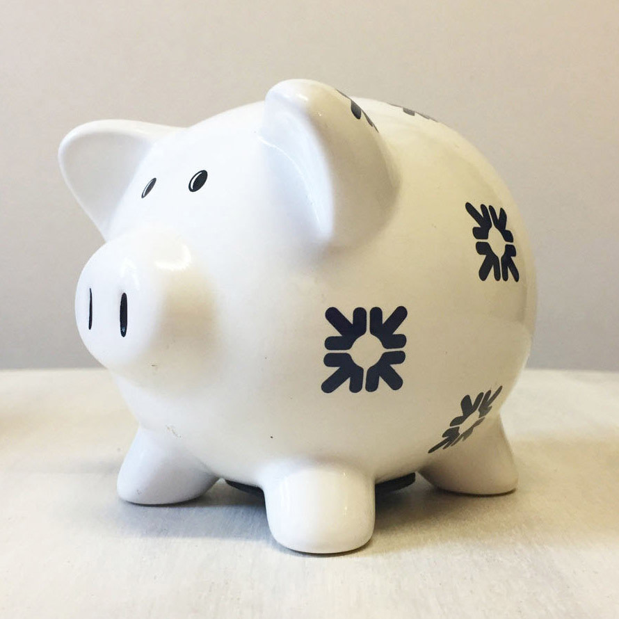 Vintage RBS piggy bank 00045