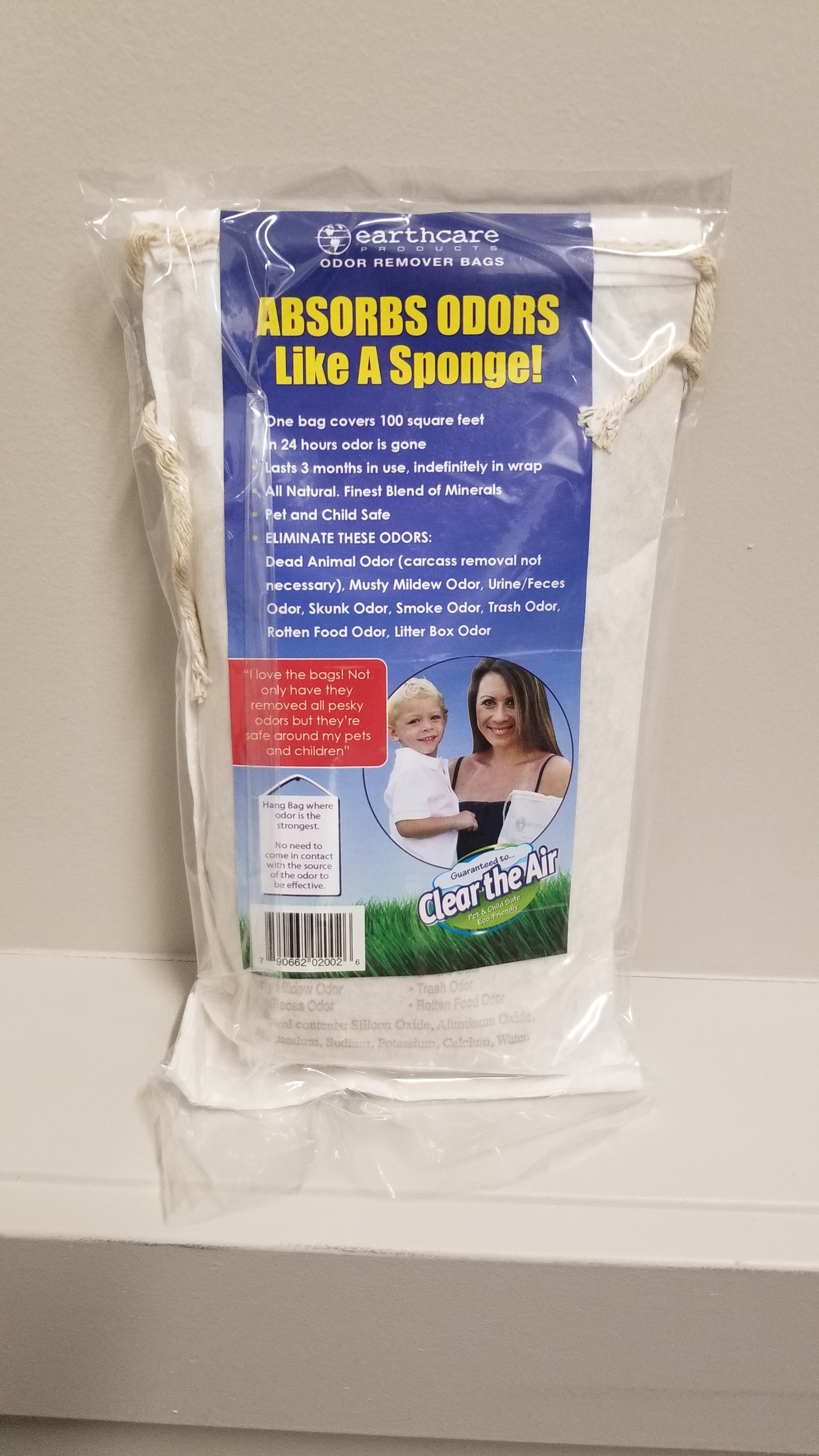 Earth Care Absorb All Odor Bag 00012