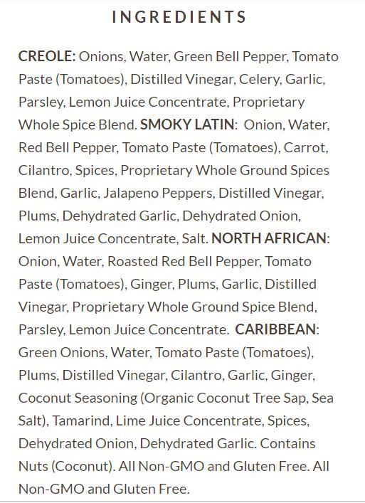Mesa de Vida Global Gourmet Variety Bundle | Whole30 Approved Cooking Sauce