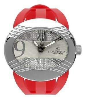 Swisspace S903LAA09 - Orologio da polso da donna, cinturino in plastica colore rosso Swisspace S903LAA09 - Orologio da polso da donna, cinturino in plastica colore rosso