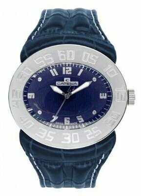 Swisspace S916LEQ67 - Orologio da polso da uomo, cinturino in pelle colore blu Swisspace S916LEQ67 - Orologio da polso da uomo, cinturino in pelle colore blu