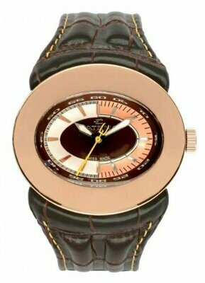 Swisspace S917LAQ62 - Orologio da polso da uomo, cinturino in pelle colore marrone Swisspace S917LAQ62 - Orologio da polso da uomo, cinturino in pelle colore marrone