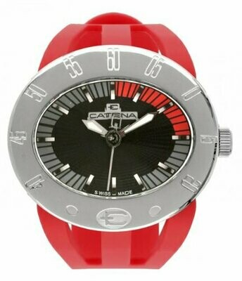 Swisspace S907LNI09 - Orologio da polso da uomo, cinturino in plastica colore rosso Swisspace S907LNI09 - Orologio da polso da uomo, cinturino in plastica colore rosso