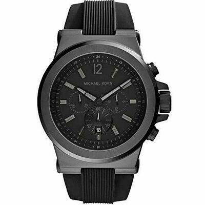 Michael Kors MK8152 Orologio da Uomo Dylan Nero con Scatola Michael Kors MK8152 Orologio da Uomo Dylan Nero con Scatola