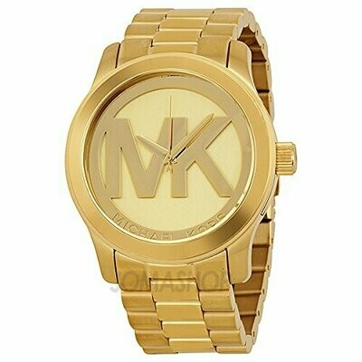 Michael Kors Michael Kors Quarzo Oro-tono Bracciale Champagne Quadrante Ladies Orologio MK5473 Michael Kors Michael Kors Quarzo Oro-tono Bracciale Champagne Quadrante Ladies Orologio MK5473