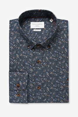 CAMISA ESTAMPADA COM PADRÃO DE FLORES