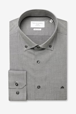 CAMISA CINZA FALSO LISO