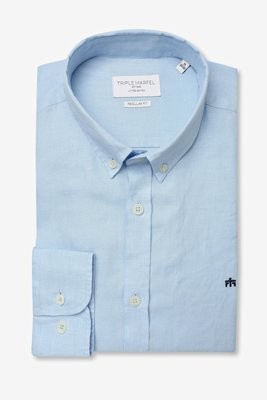 CAMISA LINHO AZUL CÉU