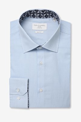 CAMISA XADREZ AZUL CONTRASTE CORNUCÓPIAS
