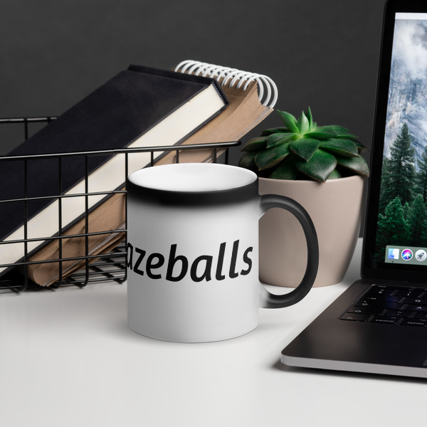 Amazeballs - Matte Black Magic Mug