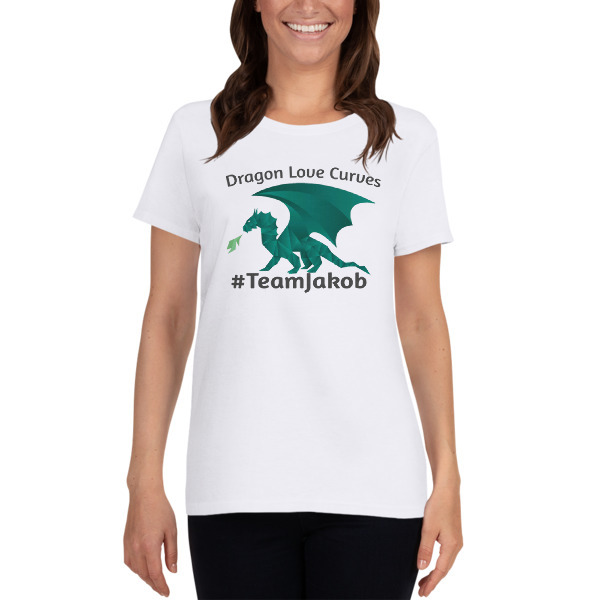 Dragons Love Curves - #TeamJakob Women's short sleeve t-shirt 00006