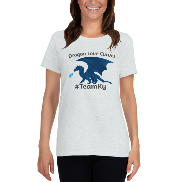 Dragons Love Curves #Team Ky Women's short sleeve t-shirt 00007
