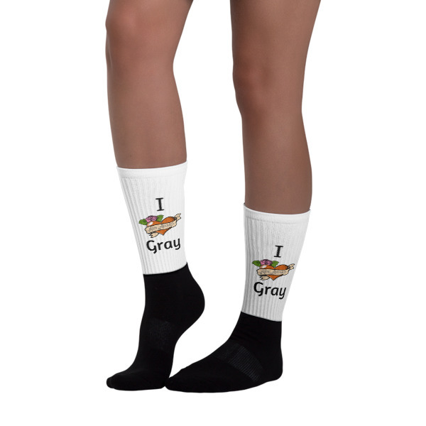 I heart Gray Socks 00010
