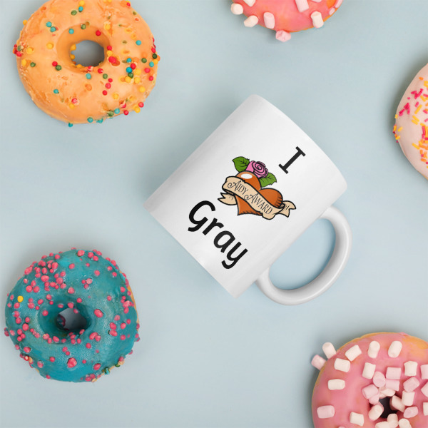 I heart Gray Mug 00011