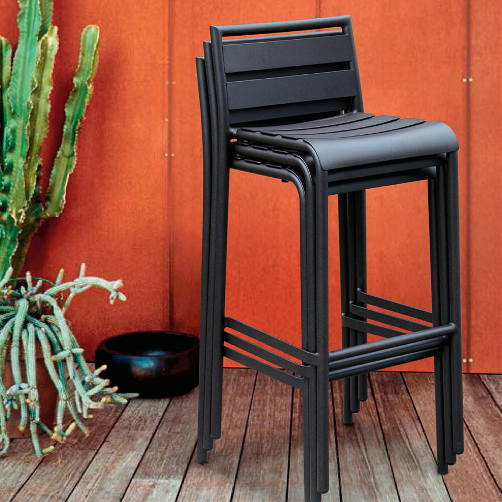 Commercial Outdoor Aluminum Bar Stools
