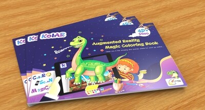 Avidia KolAR - 4D+ Augmented Reality Dino Color Book Avidia KolAR - 4D+ Augmented Reality Dino Color Book