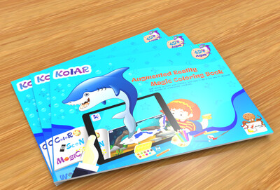 Avidia KolAR - 4D+ Augmented Reality Aqua Color Book Avidia KolAR - 4D+ Augmented Reality Aqua Color Book