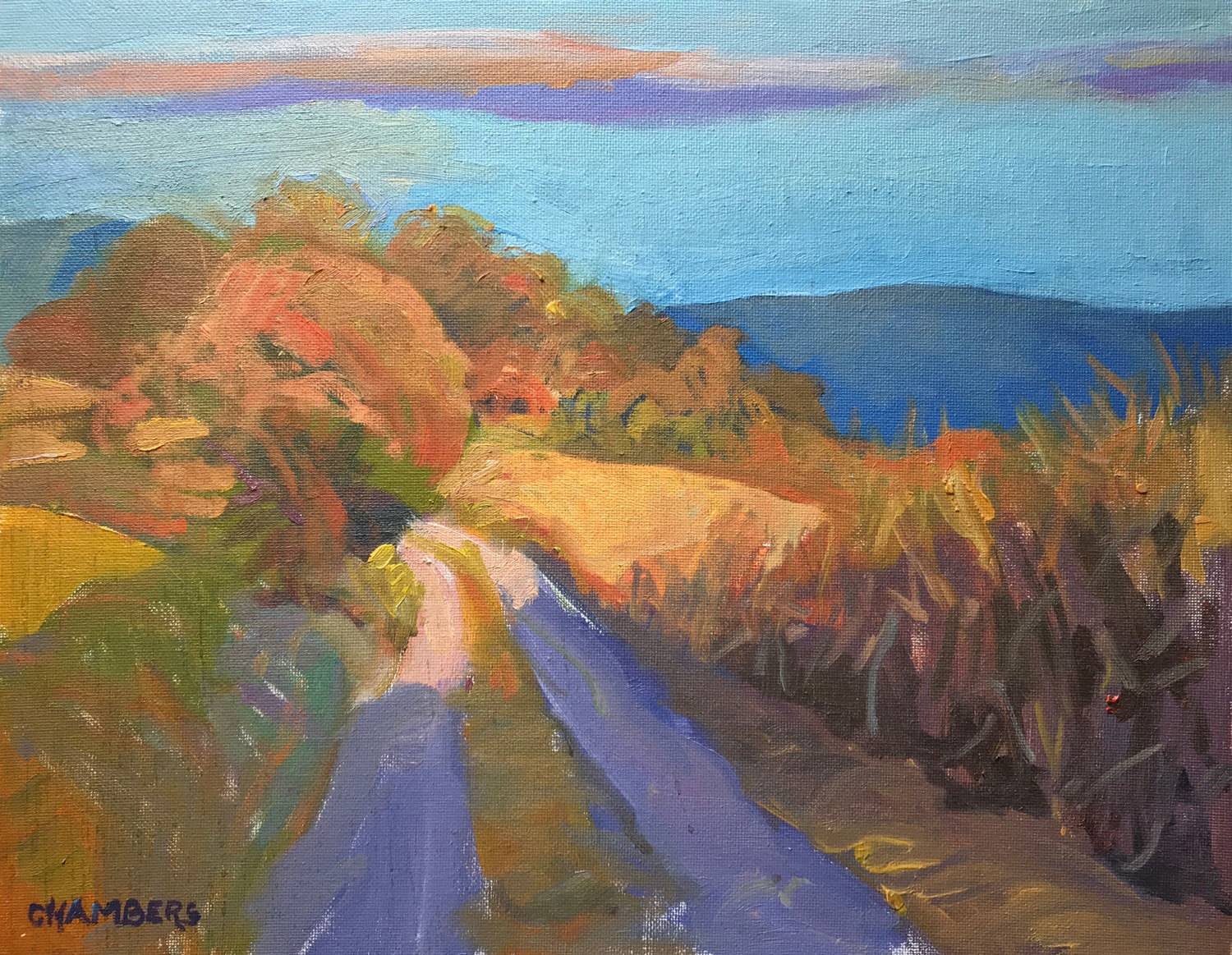 The Bend, 11x14" Oil 102212