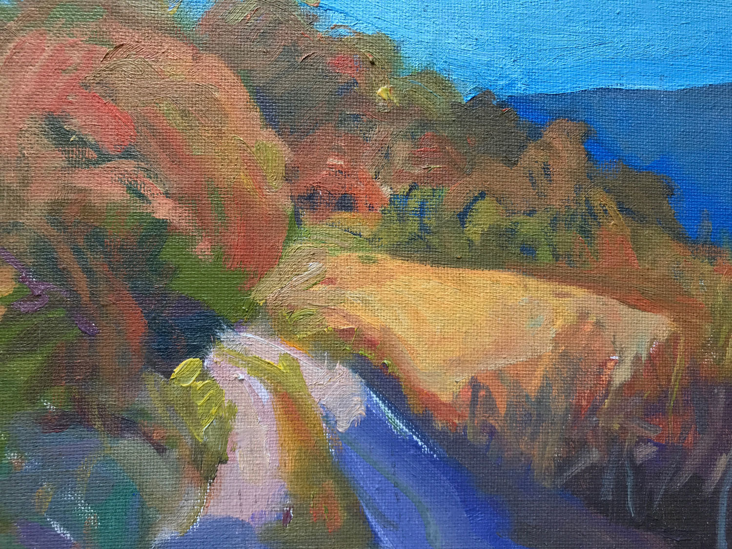 The Bend, 11x14" Oil
