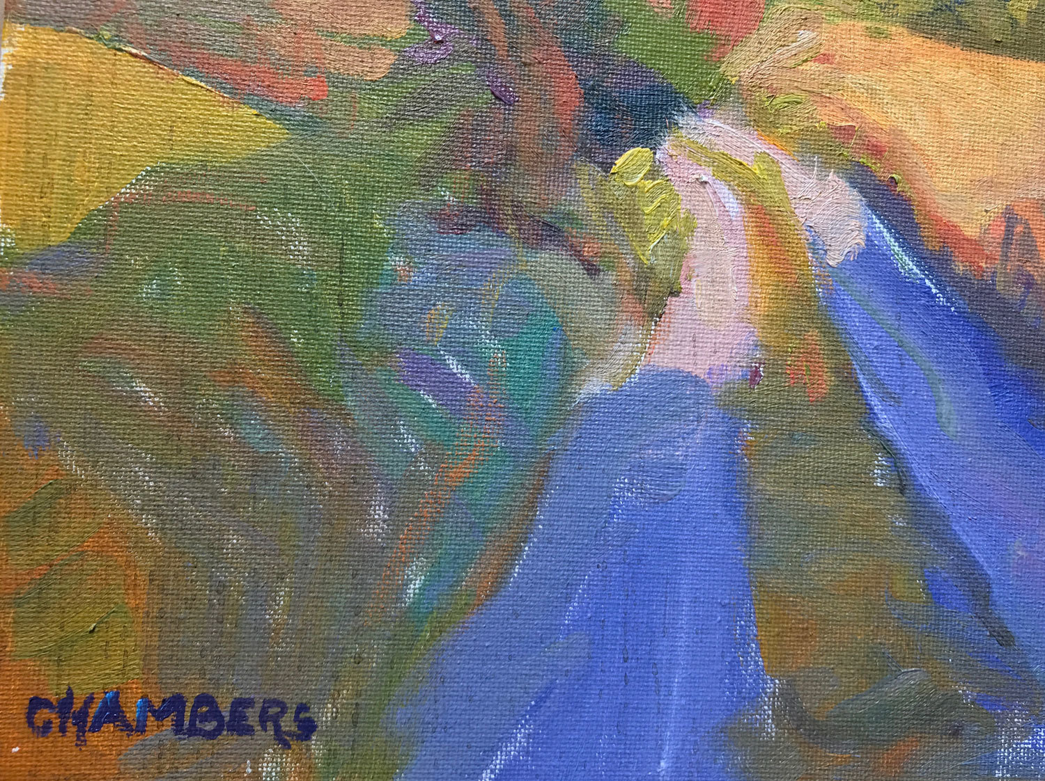 The Bend, 11x14" Oil
