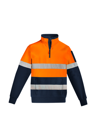 ZT566 Mens Hi Vis 1/4 Zip Pullover - Hoop Taped 9401042478191
