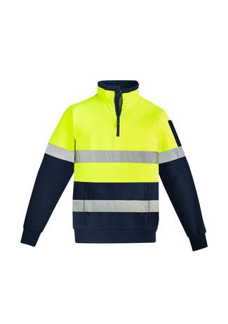 ZT566 Mens Hi Vis 1/4 Zip Pullover - Hoop Taped