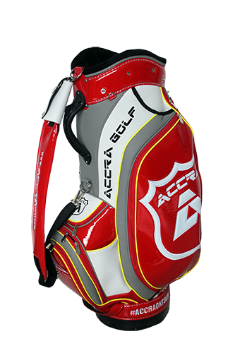 ACCRA Red and White Staff Bag