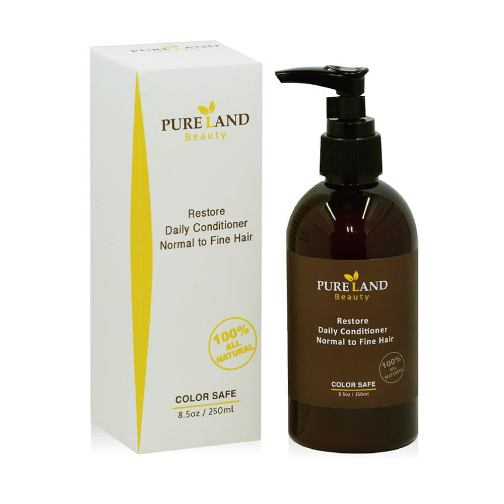 Pureland Beauty Balance Cleansing Dew and Restore Daily Conditioner Set - All Natural, for Normal to Oily Scalp,reducing unbalanced scalp disorders DEEP CLEANSING