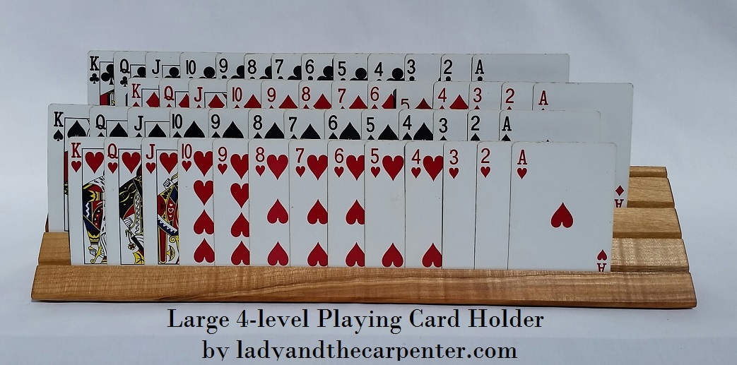 Large Playing Card Holder-- Set of One