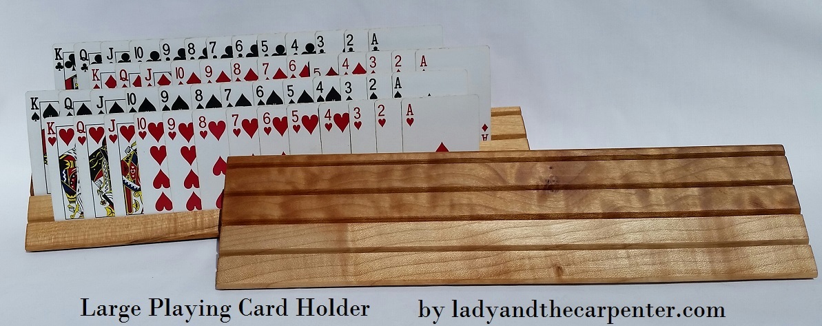 Large Playing Card Holder-- Set of One