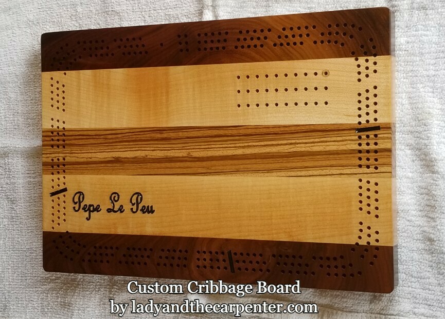 Cribbage Board- Custom Cribbage Board- Custom