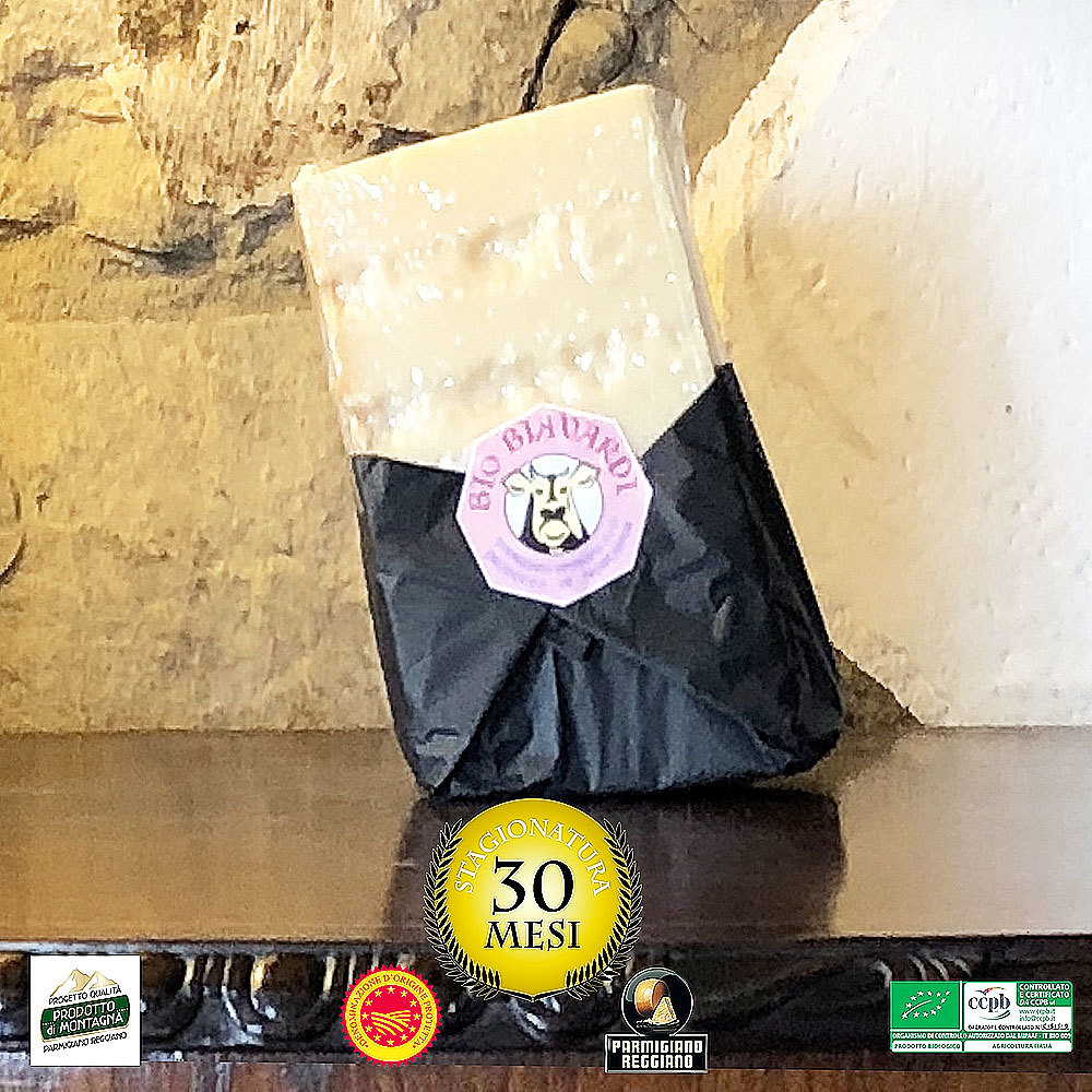 Parmigiano Reggiano DOP BIO "Prodotto di Montagna" 30 mesi 300g 0005
