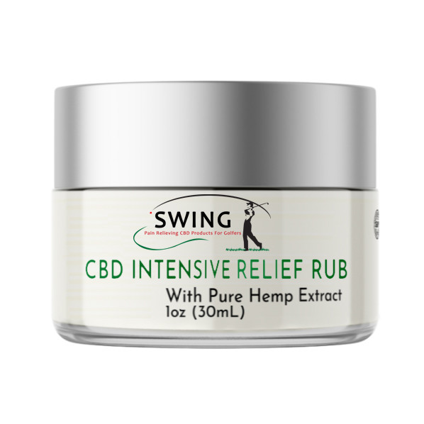 CBD Pain Relieving Rub (50mg) Store SWING CBD Products for Golfers