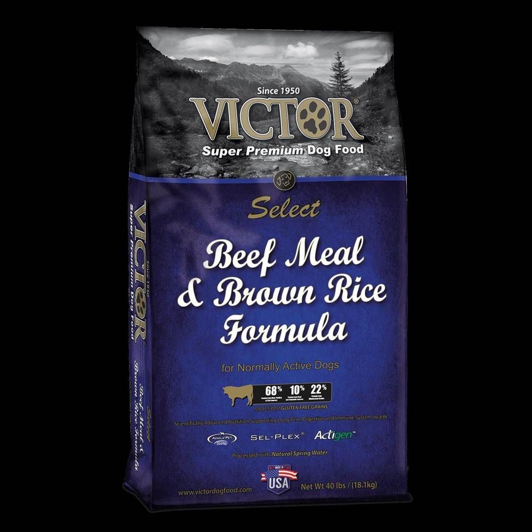 Victor Select Beef Meal and Brown Rice Formula Dry Dog Food 15lbs 00007