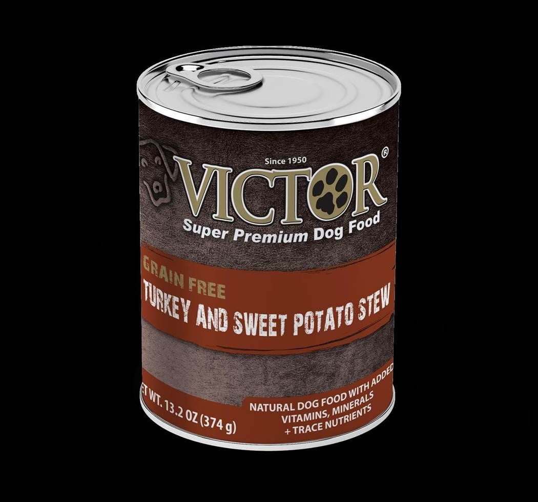 Victor Turkey and Sweet Potato Stew Formula Canned Dog Food 13.2oz 00012