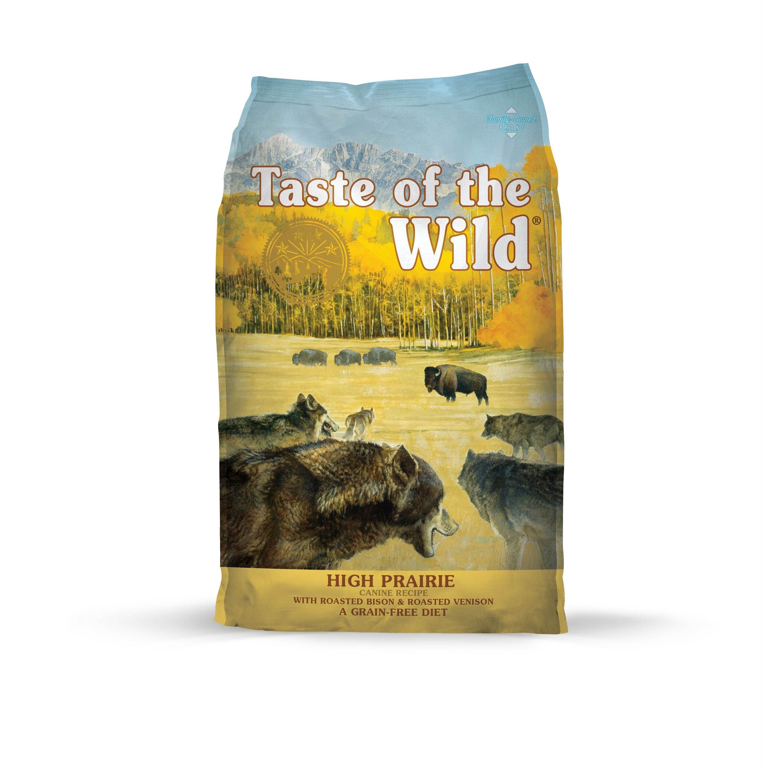 Taste of the Wild High Prairie with Roasted Bison and Roasted Venison Formula Dry Dog Food 5lbs-28lbs 00013