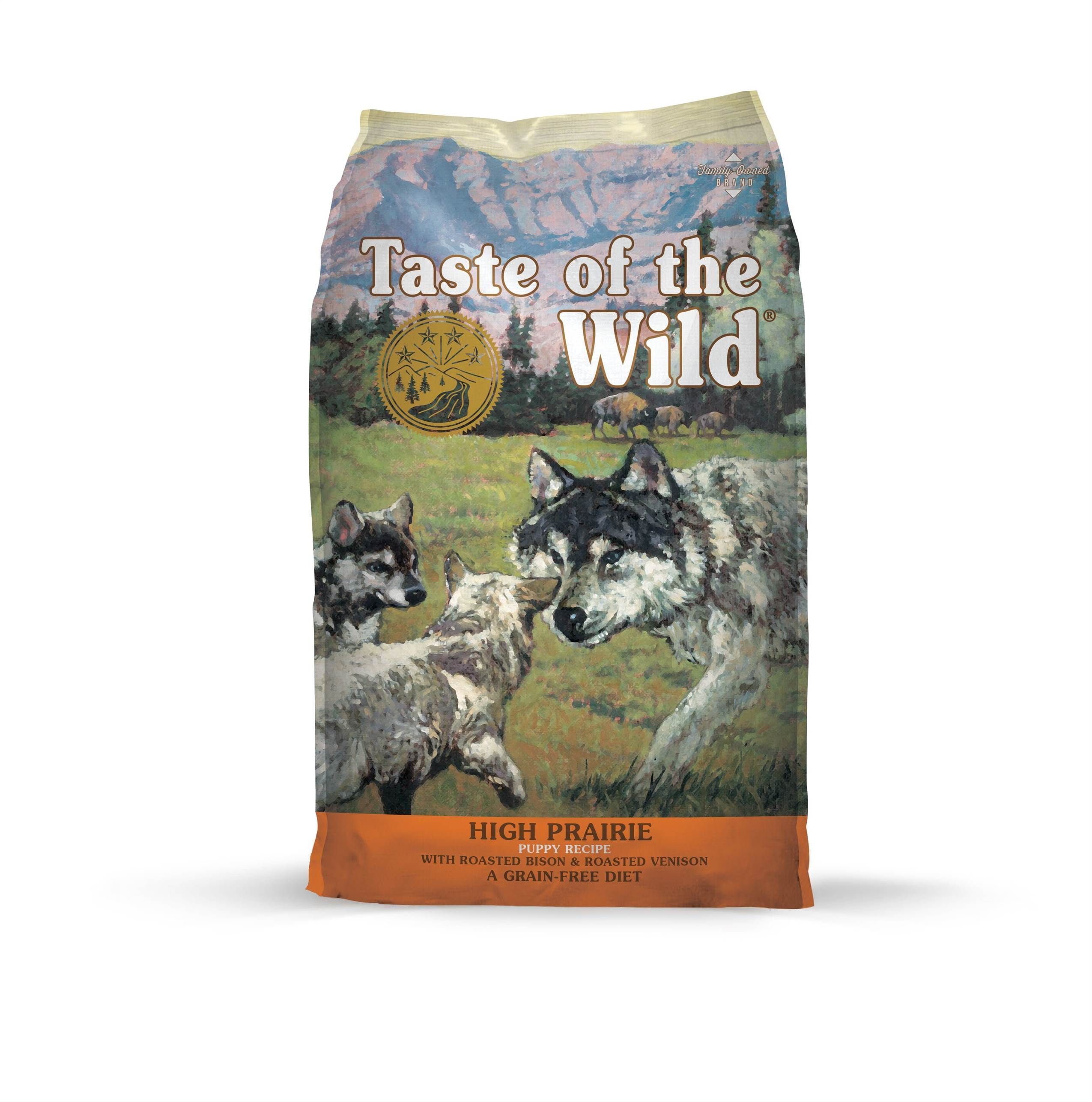Taste of the Wild High Prairie Puppy Formula Dry Dog Food 5lbs 00014