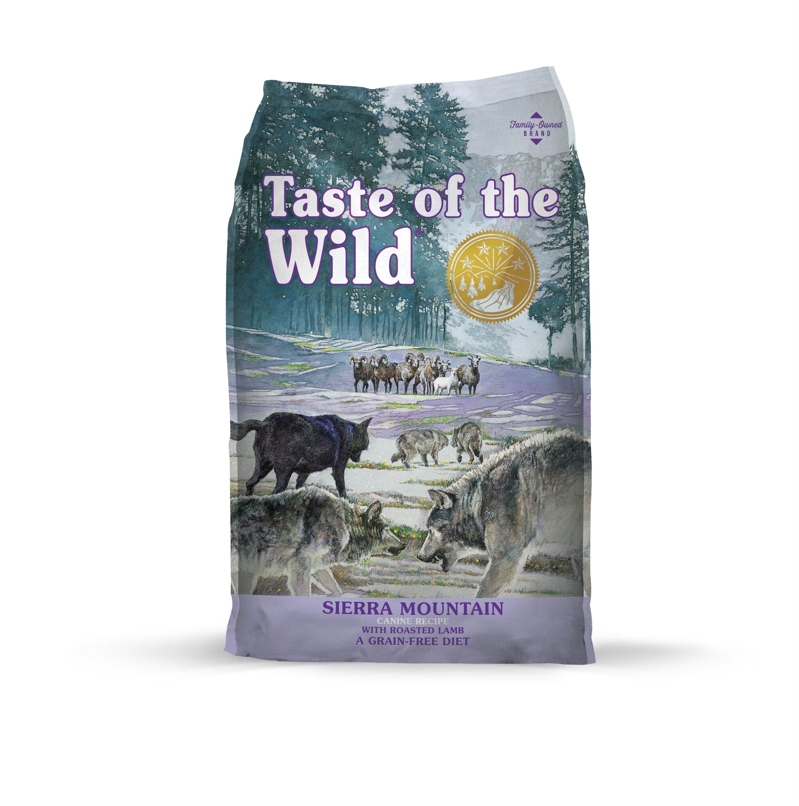 Taste of the Wild Sierra Mountain with Roasted Lamb Formula Dry Dog Food 5lbs-30lbs 00016