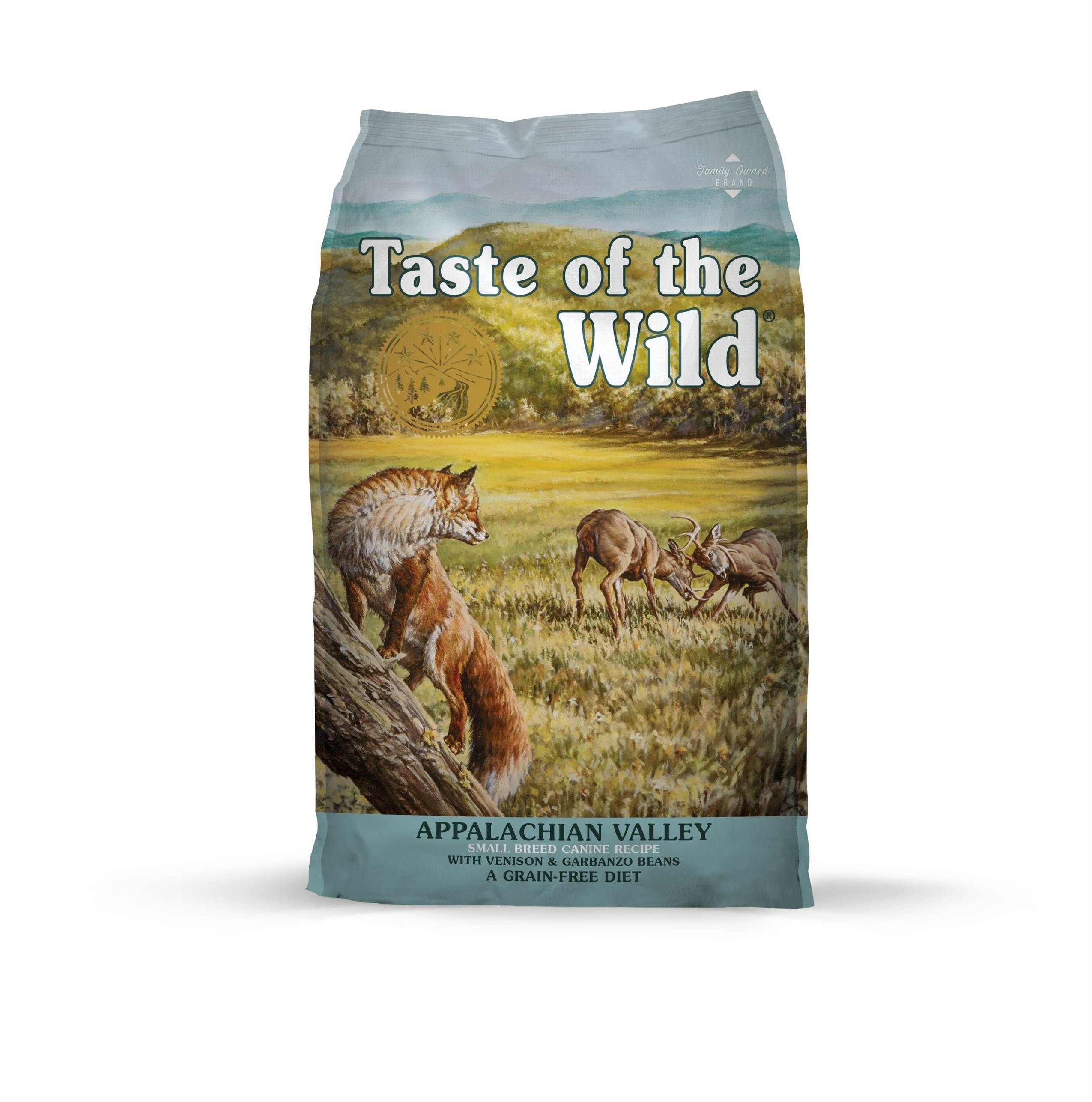 Taste of the Wild with Appalachian Valley Small Breed Venison and Garbanzo beans Formula Dry Dog Food 5lbs-30lbs 00017