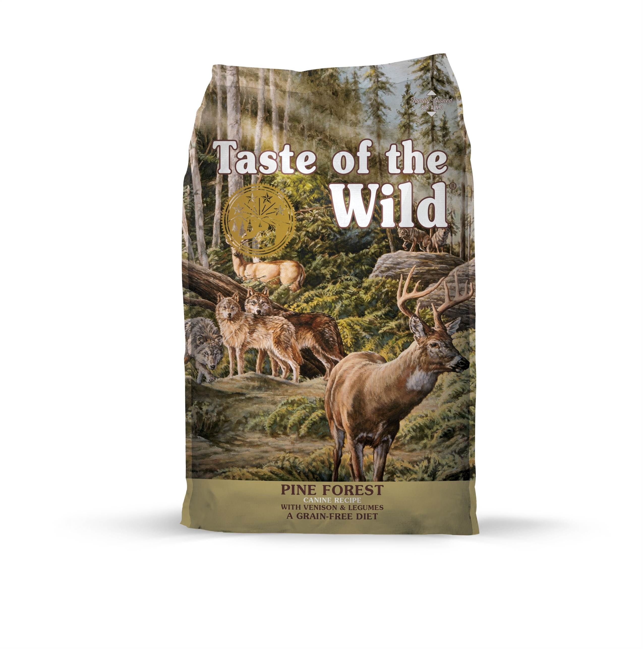 Taste of the Wild Pine Forest with Venison and Legumes Formula Dry Dog Food 5lbs-14lbs 00018