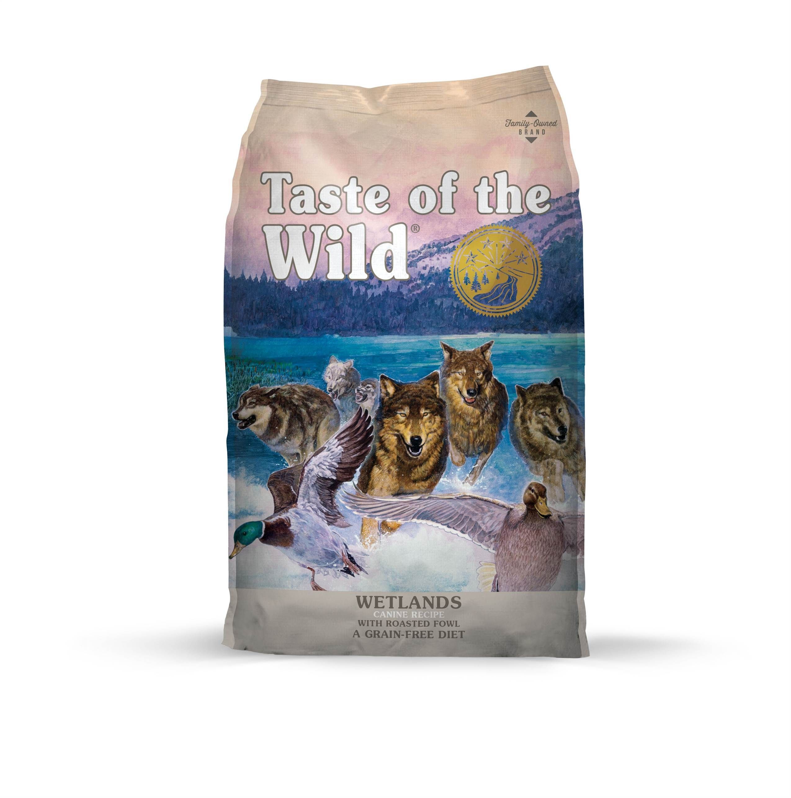 Taste of the Wild Wetlands with Roasted Fowl Formula Dry Dog Food 5lbs-28lbs 00019