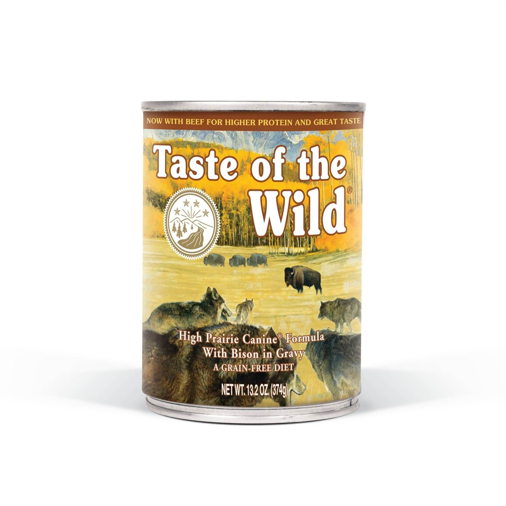 Taste of the Wild High Prairie with Bison in Gravy Formula Canned Dog Food 13.2oz 00010